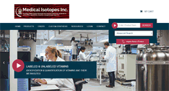 Desktop Screenshot of medicalisotopes.com